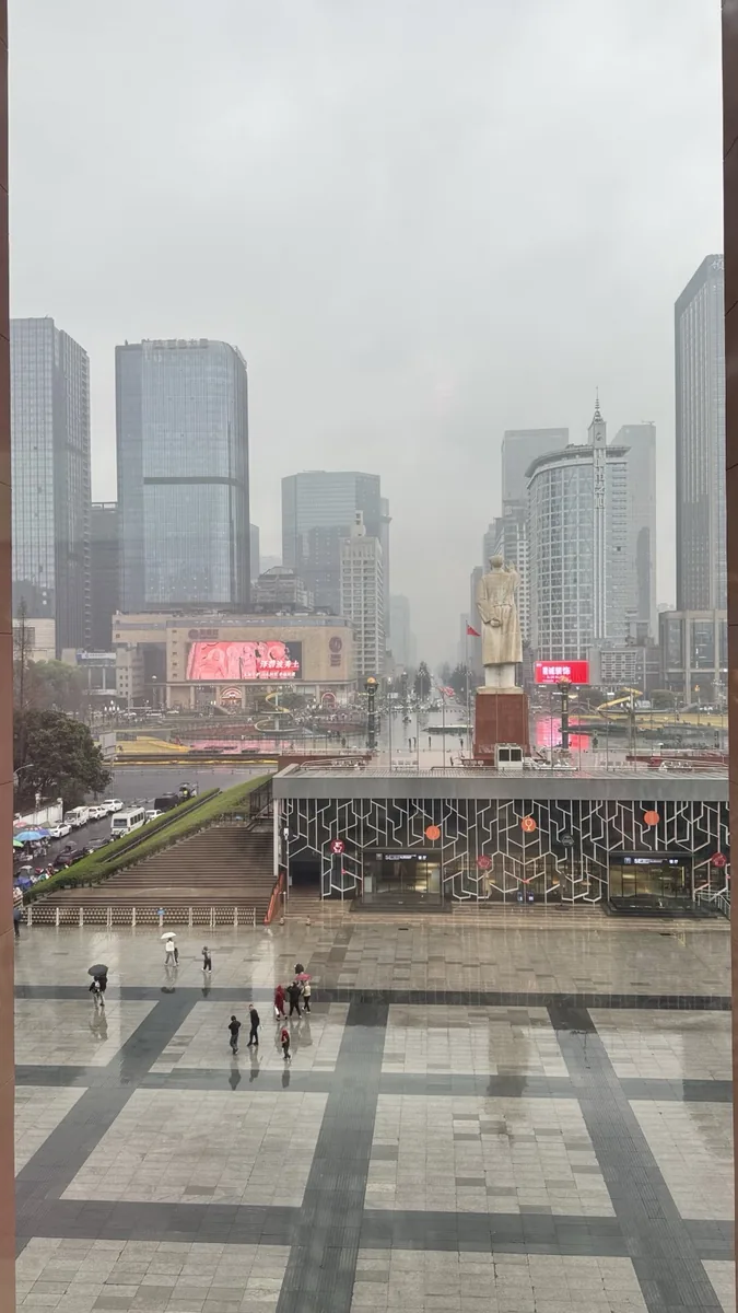 Dusk in Chengdu