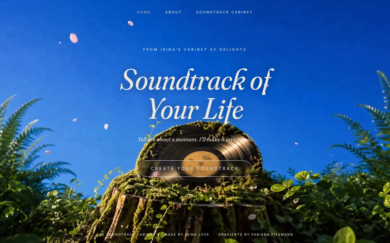 The Soundtrack of Your Life website